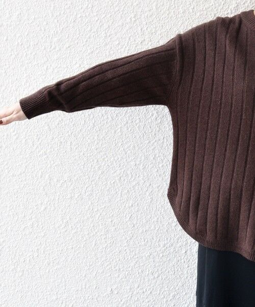 SHIPS / シップス ニット・セーター | SHIPS any:〈手洗い可能〉ヤク ワイドリブ ラウンドヘム ニット プルオーバー | 詳細26