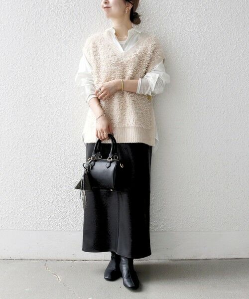 SHIPS / シップス ベスト | SHIPS any: ループ ニット Vネック ベスト | 詳細1