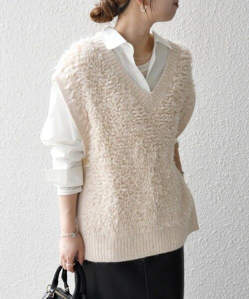 SHIPS / シップス ベスト | SHIPS any: ループ ニット Vネック ベスト | 詳細5