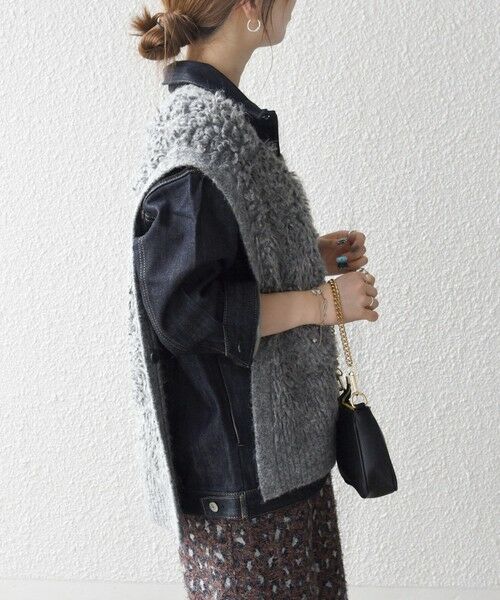 SHIPS / シップス ベスト | SHIPS any: ループ ニット Vネック ベスト | 詳細16