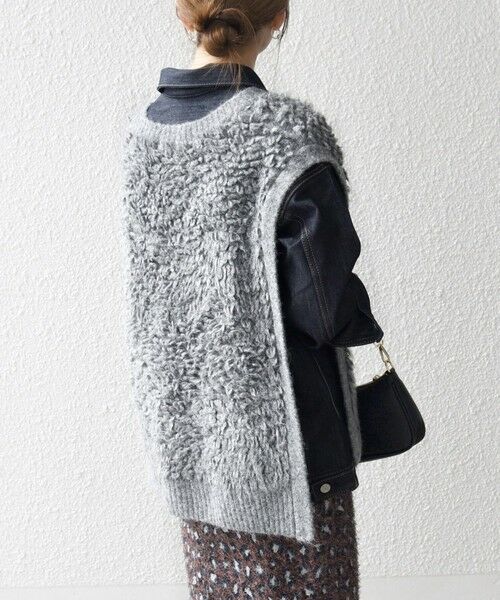 SHIPS / シップス ベスト | SHIPS any: ループ ニット Vネック ベスト | 詳細17