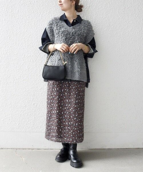 SHIPS / シップス ベスト | SHIPS any: ループ ニット Vネック ベスト | 詳細12