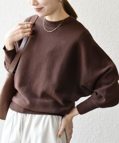 SHIPS / シップス ニット・セーター | SHIPS any:〈洗濯機可能〉クルーネック ドルマン ベーシック ニット プルオーバー