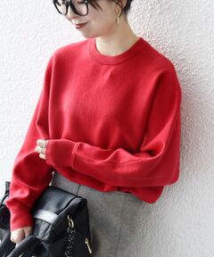 SHIPS / シップス ニット・セーター | SHIPS any:〈洗濯機可能〉クルーネック ドルマン ベーシック ニット プルオーバー