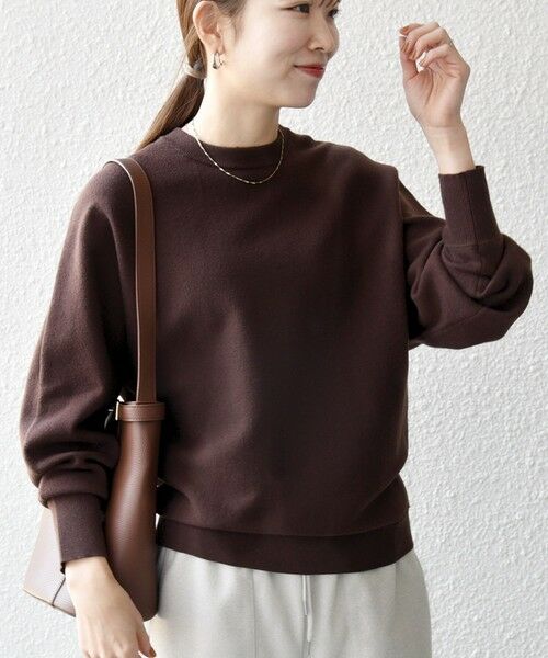 SHIPS / シップス ニット・セーター | SHIPS any:〈洗濯機可能〉クルーネック ドルマン ベーシック ニット プルオーバー | 詳細8