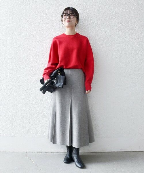 SHIPS / シップス ニット・セーター | SHIPS any:〈洗濯機可能〉クルーネック ドルマン ベーシック ニット プルオーバー | 詳細18