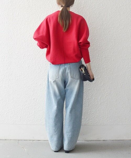 SHIPS / シップス ニット・セーター | SHIPS any:〈洗濯機可能〉クルーネック ドルマン ベーシック ニット プルオーバー | 詳細27