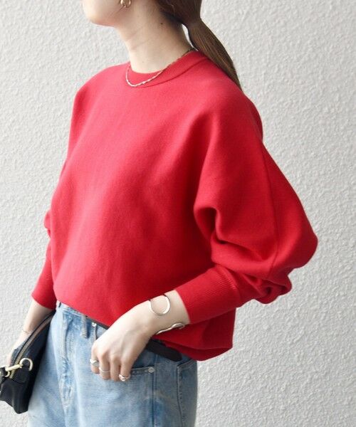 SHIPS / シップス ニット・セーター | SHIPS any:〈洗濯機可能〉クルーネック ドルマン ベーシック ニット プルオーバー | 詳細28