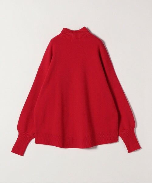 SHIPS / シップス ニット・セーター | 《一部追加予約》SHIPS any:〈洗濯機可能〉ハイネック ボリュームスリーブ ロングリブ ニット プルオーバー | 詳細28