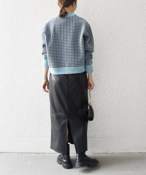 SHIPS / シップス カーディガン・ボレロ | 《一部追加予約》SHIPS any:〈手洗い可能〉モールヤーン クルーネック 千鳥柄 カーディガン | 詳細21