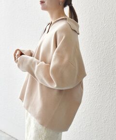 SHIPS / シップス ニット・セーター | SHIPS any:〈手洗い可能〉モールヤーン スキッパー ポロ ニット プルオーバー