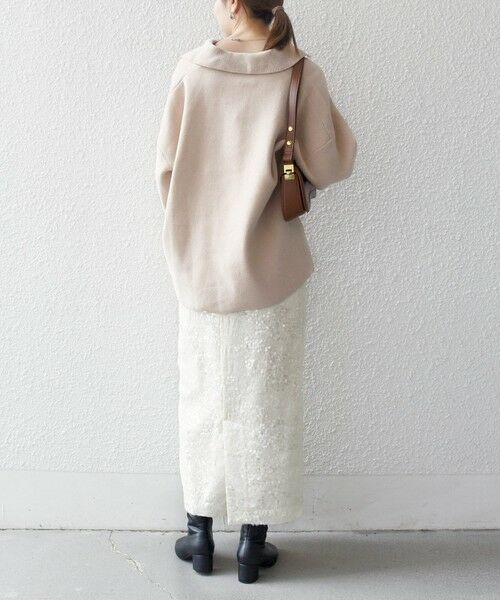 SHIPS / シップス ニット・セーター | SHIPS any:〈手洗い可能〉モールヤーン スキッパー ポロ ニット プルオーバー | 詳細2