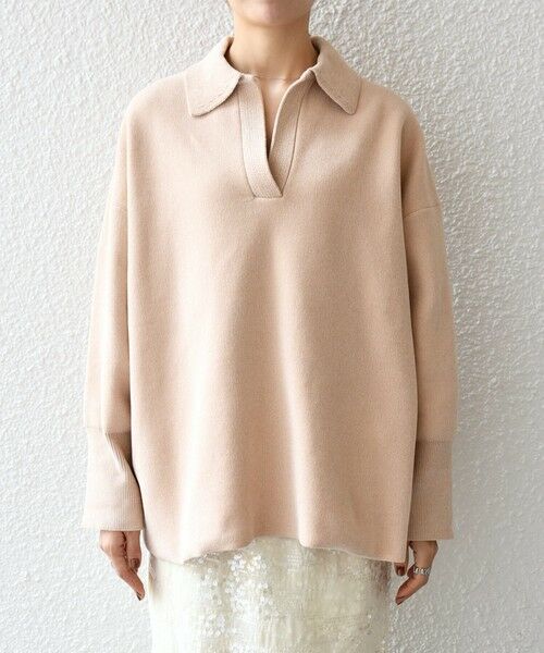 SHIPS / シップス ニット・セーター | SHIPS any:〈手洗い可能〉モールヤーン スキッパー ポロ ニット プルオーバー | 詳細9