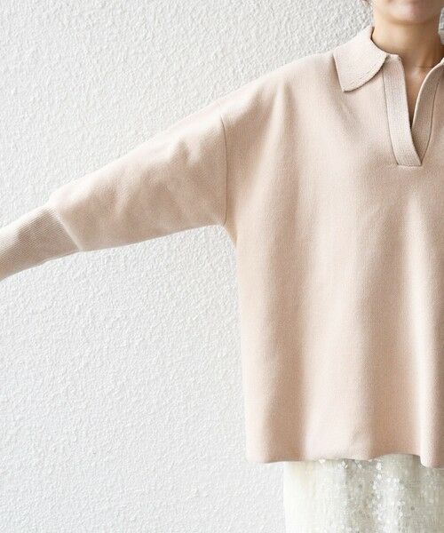 SHIPS / シップス ニット・セーター | SHIPS any:〈手洗い可能〉モールヤーン スキッパー ポロ ニット プルオーバー | 詳細12