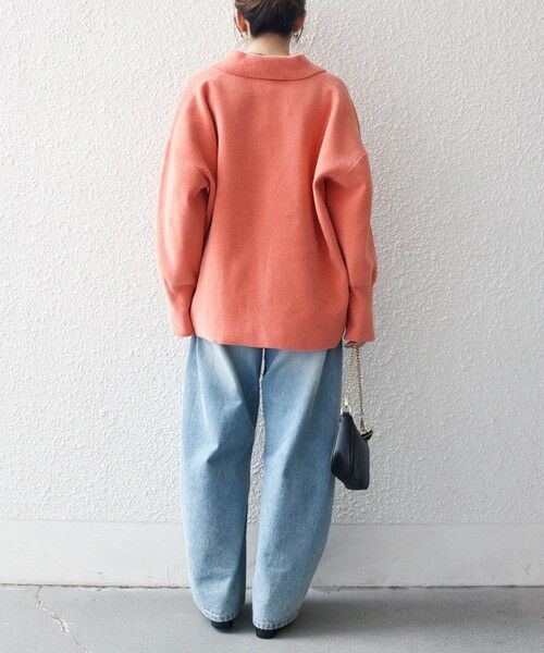 SHIPS / シップス ニット・セーター | SHIPS any:〈手洗い可能〉モールヤーン スキッパー ポロ ニット プルオーバー | 詳細14