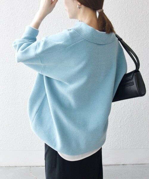 SHIPS / シップス ニット・セーター | SHIPS any:〈手洗い可能〉モールヤーン スキッパー ポロ ニット プルオーバー | 詳細27