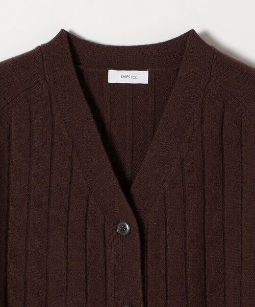 SHIPS / シップス カーディガン・ボレロ | SHIPS any:〈手洗い可能〉ヤク ワイドリブ Vネック ニット カーディガン | 詳細19