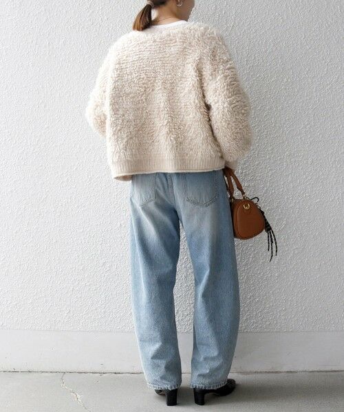 SHIPS / シップス カーディガン・ボレロ | SHIPS any: ループ ニット Vネック ショート カーディガン | 詳細2