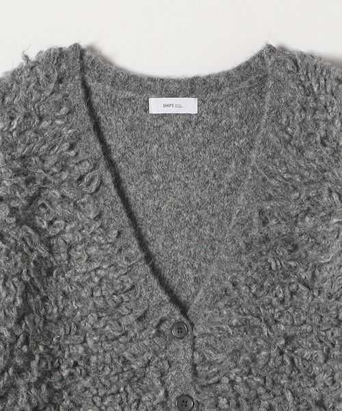 SHIPS / シップス カーディガン・ボレロ | SHIPS any: ループ ニット Vネック ショート カーディガン | 詳細19