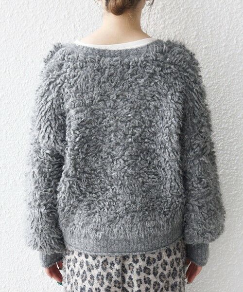 SHIPS / シップス カーディガン・ボレロ | SHIPS any: ループ ニット Vネック ショート カーディガン | 詳細26