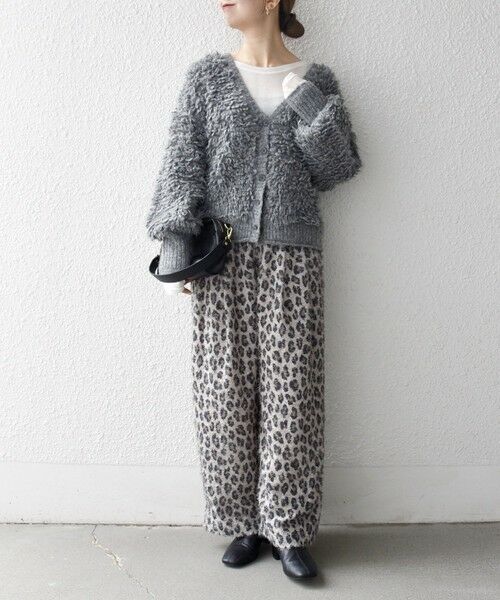 SHIPS / シップス カーディガン・ボレロ | SHIPS any: ループ ニット Vネック ショート カーディガン | 詳細10