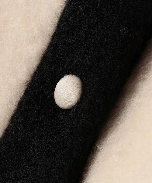 SHIPS / シップス ノーカラージャケット | SHIPS any: バイカラー クルーネック カーディガン ジャケット | 詳細10