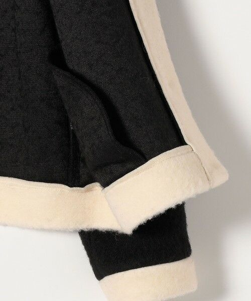 SHIPS / シップス ノーカラージャケット | SHIPS any: バイカラー クルーネック カーディガン ジャケット | 詳細25