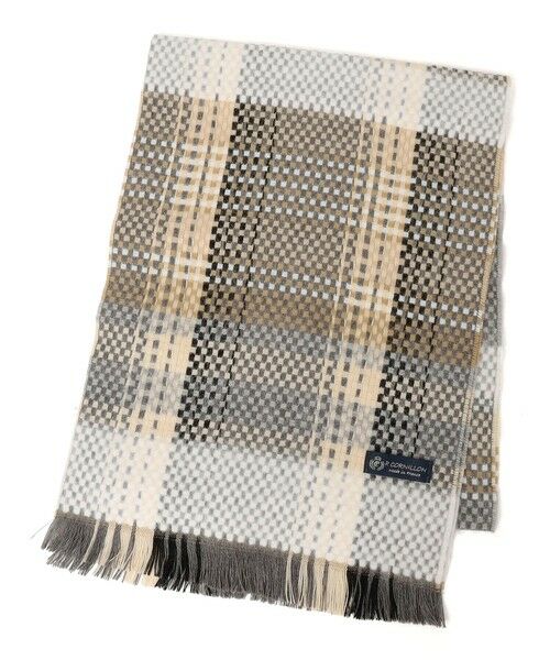 SHIPS / シップス マフラー・ショール・スヌード・ストール | P.CORNILLON:〈手洗い可能〉マルチカラー チェック ストール | 詳細1