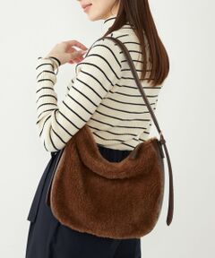 SHIPS / シップス ショルダーバッグ | SHIPS Colors:ボア コンビ ワンショルダー バッグ