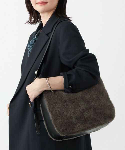 SHIPS / シップス ショルダーバッグ | SHIPS Colors:ボア コンビ ワンショルダー バッグ | 詳細10