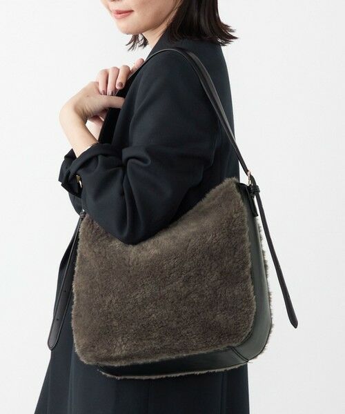 SHIPS / シップス ショルダーバッグ | SHIPS Colors:ボア コンビ ワンショルダー バッグ | 詳細11