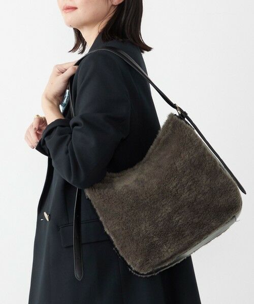 SHIPS / シップス ショルダーバッグ | SHIPS Colors:ボア コンビ ワンショルダー バッグ | 詳細12