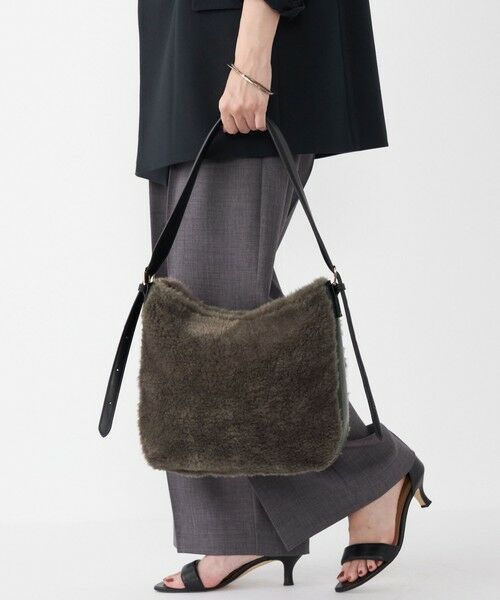 SHIPS / シップス ショルダーバッグ | SHIPS Colors:ボア コンビ ワンショルダー バッグ | 詳細13