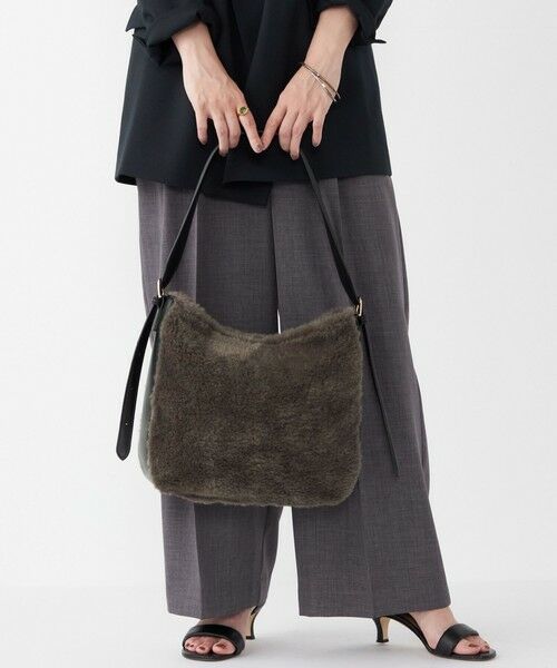 SHIPS / シップス ショルダーバッグ | SHIPS Colors:ボア コンビ ワンショルダー バッグ | 詳細14