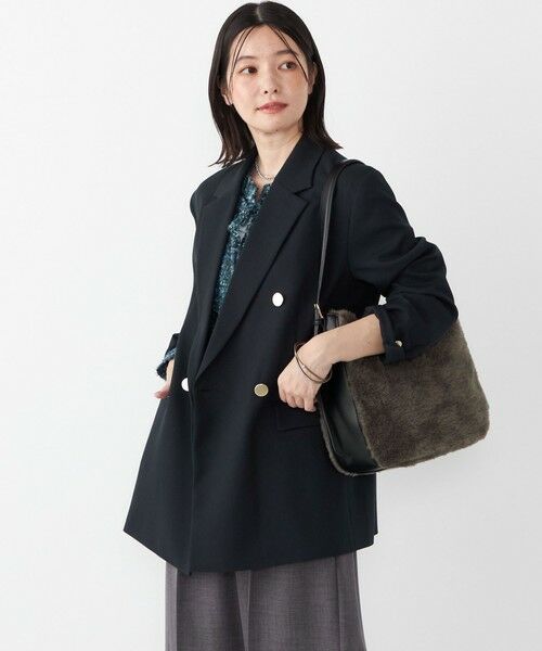 SHIPS / シップス ショルダーバッグ | SHIPS Colors:ボア コンビ ワンショルダー バッグ | 詳細16