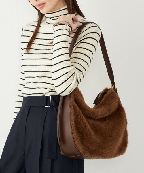 SHIPS / シップス ショルダーバッグ | SHIPS Colors:ボア コンビ ワンショルダー バッグ | 詳細23