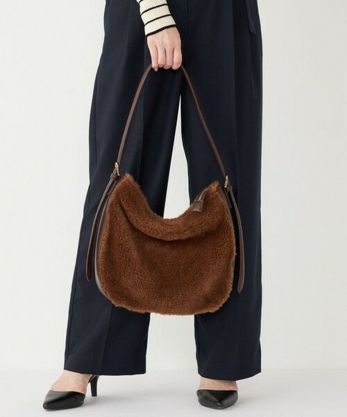 SHIPS / シップス ショルダーバッグ | SHIPS Colors:ボア コンビ ワンショルダー バッグ | 詳細25
