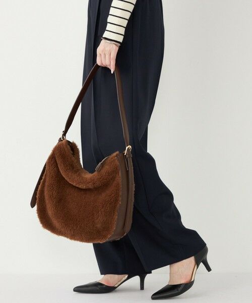 SHIPS / シップス ショルダーバッグ | SHIPS Colors:ボア コンビ ワンショルダー バッグ | 詳細26