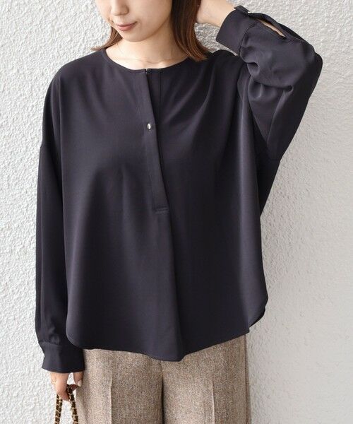 SHIPS / シップス シャツ・ブラウス | SHIPS Colors:〈手洗い可能〉2WAY フルダル ブラウス | 詳細15