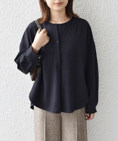 SHIPS / シップス シャツ・ブラウス | SHIPS Colors:〈手洗い可能〉2WAY フルダル ブラウス | 詳細17