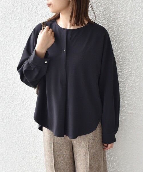 SHIPS / シップス シャツ・ブラウス | SHIPS Colors:〈手洗い可能〉2WAY フルダル ブラウス | 詳細18