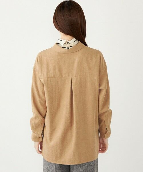 SHIPS / シップス シャツ・ブラウス | SHIPS Colors:〈手洗い可能〉バック サテン オーバー シャツ | 詳細5