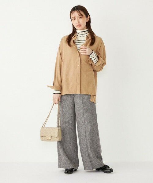 SHIPS / シップス シャツ・ブラウス | SHIPS Colors:〈手洗い可能〉バック サテン オーバー シャツ | 詳細12