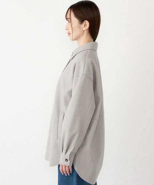 SHIPS / シップス シャツ・ブラウス | SHIPS Colors:〈手洗い可能〉ライト メルトン 羽織り シャツ | 詳細10