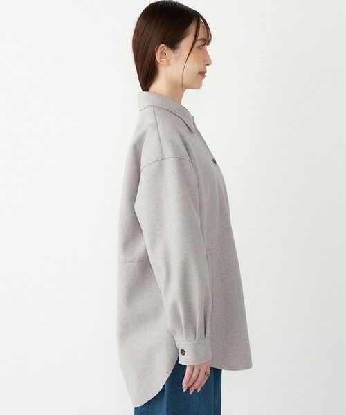 SHIPS / シップス シャツ・ブラウス | SHIPS Colors:〈手洗い可能〉ライト メルトン 羽織り シャツ | 詳細12