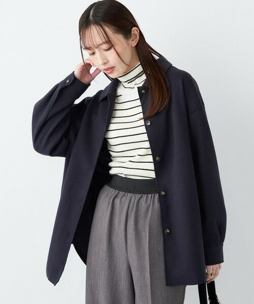 SHIPS / シップス シャツ・ブラウス | SHIPS Colors:〈手洗い可能〉ライト メルトン 羽織り シャツ | 詳細24