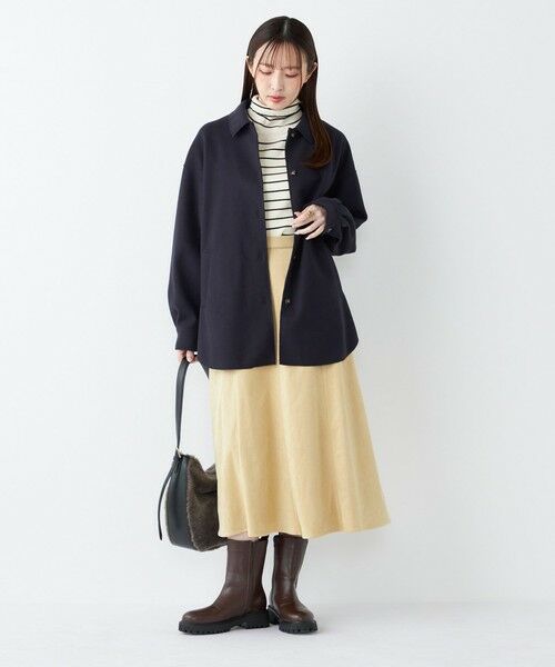 SHIPS / シップス シャツ・ブラウス | SHIPS Colors:〈手洗い可能〉ライト メルトン 羽織り シャツ | 詳細29