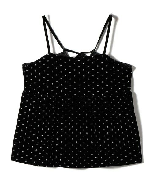 SHIPS / シップス その他トップス | SHIPS Colors:〈手洗い可能〉グリッタープリント ポリエステルベロア キャミソール | 詳細1