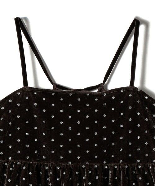 SHIPS / シップス その他トップス | SHIPS Colors:〈手洗い可能〉グリッタープリント ポリエステルベロア キャミソール | 詳細12