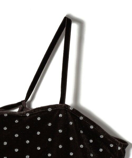 SHIPS / シップス その他トップス | SHIPS Colors:〈手洗い可能〉グリッタープリント ポリエステルベロア キャミソール | 詳細13